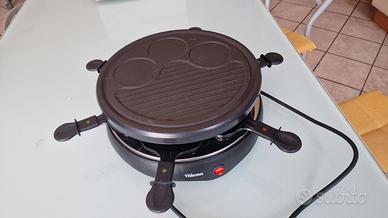 Piastra griglia e raclette