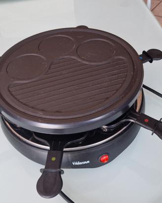 Piastra griglia e raclette