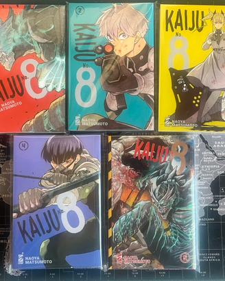 Kaiju nr.8 volumi 1-5 con variant