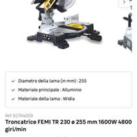 Troncatrice femi nuova