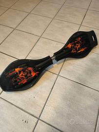 Waveboard ripstik skateboard 2 ruote fiamme
