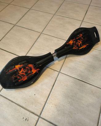 Waveboard ripstik skateboard 2 ruote fiamme