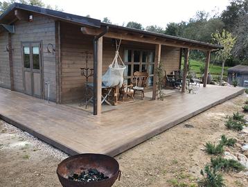 Casa con portico
