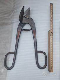 Vecchia CESOIA Manuale lamiera Brevetto MONTOLIT