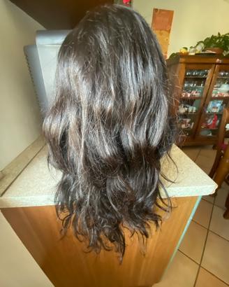Parrucca capelli veri hairvivi nuova con cartellin