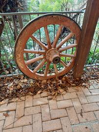 Coppia ruote carro H 100 cm