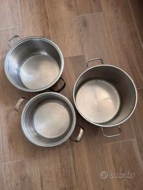 set pentole e padelle