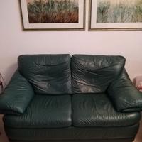 Divano 2 posti in pelle Divani & Divani