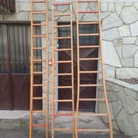 scala in legno a tre elementi