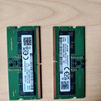 RAM 2x 8 GB DDR5 SODIMM 4800 MHz