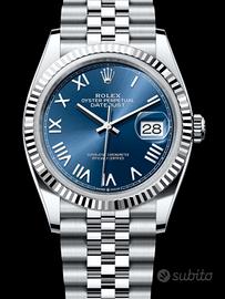 Rolex DJ 36mm 126236 blu romani novità new 07/2026