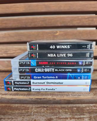 Lotto giochi misti ps1 ps2 ps3