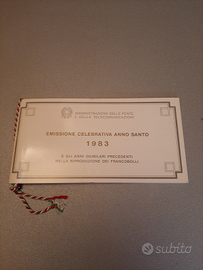 Folder filatelico emissione celebrativa anno santo