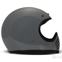 Crayon grey - casco integrale retro' seventyfive