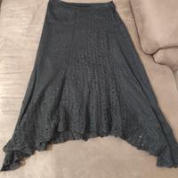 Gonna lunga nera invernale