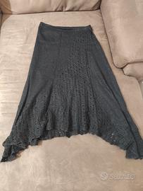 Gonna lunga nera invernale