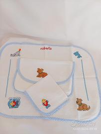 porta tovaglietta  tovaglioli merenda asilo bimbi 