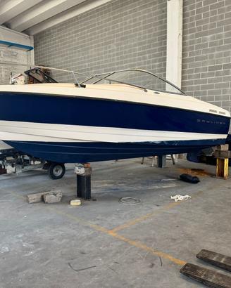 Barca diesel semicabinata open