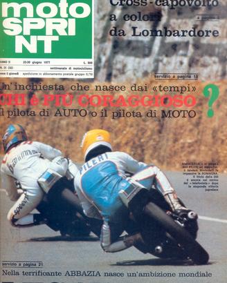 Rivista MOTOSPRINT numero 25 anno 1977