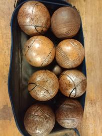 bocce con pallino vintage