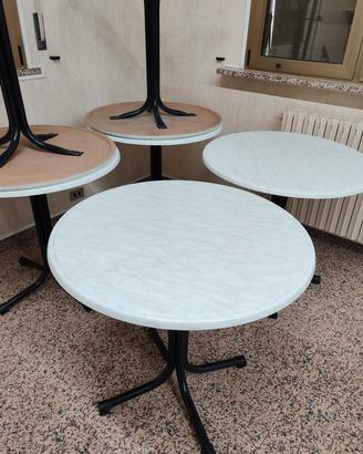 tavoli rotondi finto marmo