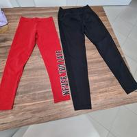 Leggings bimba 10-11 anni + Pantaloni 13-14