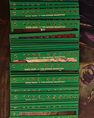 Lotto carte Dragon Ball Z vintage + set bas