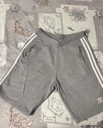 Adidas Originals 3-Stripes Shorts grigi – Taglia S