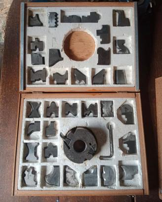 Set taglienti+testa OMAS 100x40 foro 35