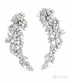 Orecchini lobo aear climber Oro 18k Diamanti