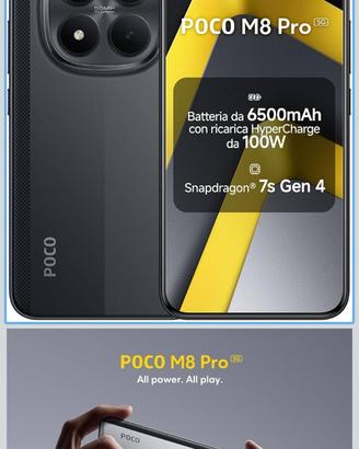 Xiaomi poco m8 pro 5g,nuovo con 2 anni di garanzia