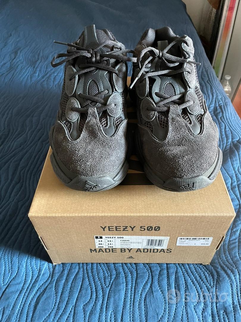 Scarpe adidas cheap yeezy 500 argento