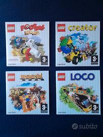 4 Videogiochi della LEGO (vintage) 
