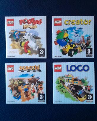 4 Videogiochi della LEGO (vintage) 