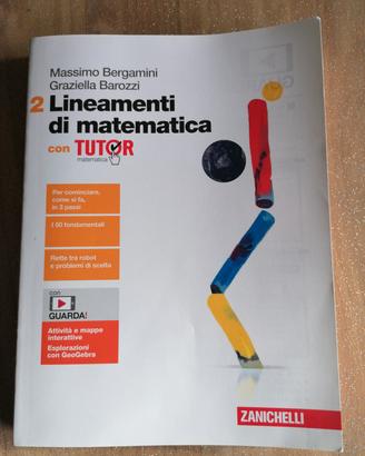 libro Lineamenti di matematica 2