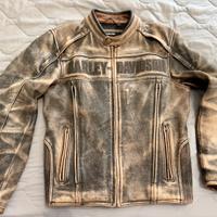 Giacca in pelle invecchiata Harley-Davidson
