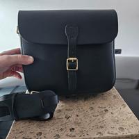 Borsa moto in cuoio