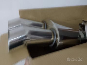 marmitta TURBOREVS acciaio inox