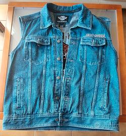 gilè in jeans Harley Davidson 