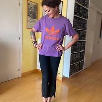 T shirt viola Adidas