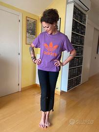 T shirt viola Adidas
