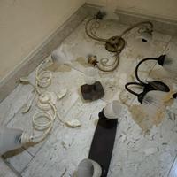 Lampadario, applique in ferro battuto per casa