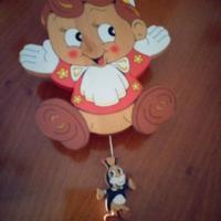 Carion funzionante di pinocchio con il grillo