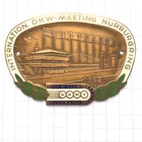 Placca badge stemma emblema auto moto epoca DKW