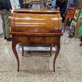 SCRITTOIO RIBALTA INTARSIATA