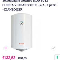 Scaldabagno elettrico Dianboiler