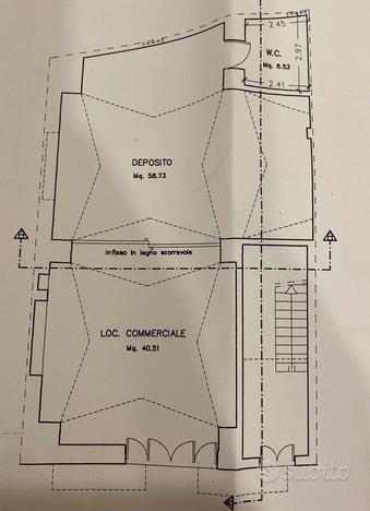 Locale commerciale con appartamento