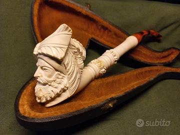 Pipa in schiuma di mare nuova