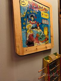 vetro flipper incorniciato 