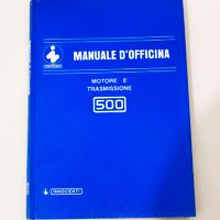 Manuale D'Officina Motore E Trasmissione 500 Raro